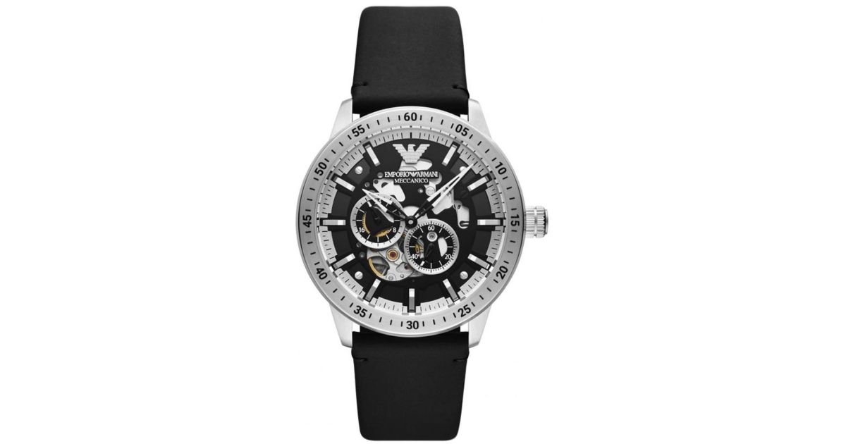 Emporio armani 2024 watches meccanico