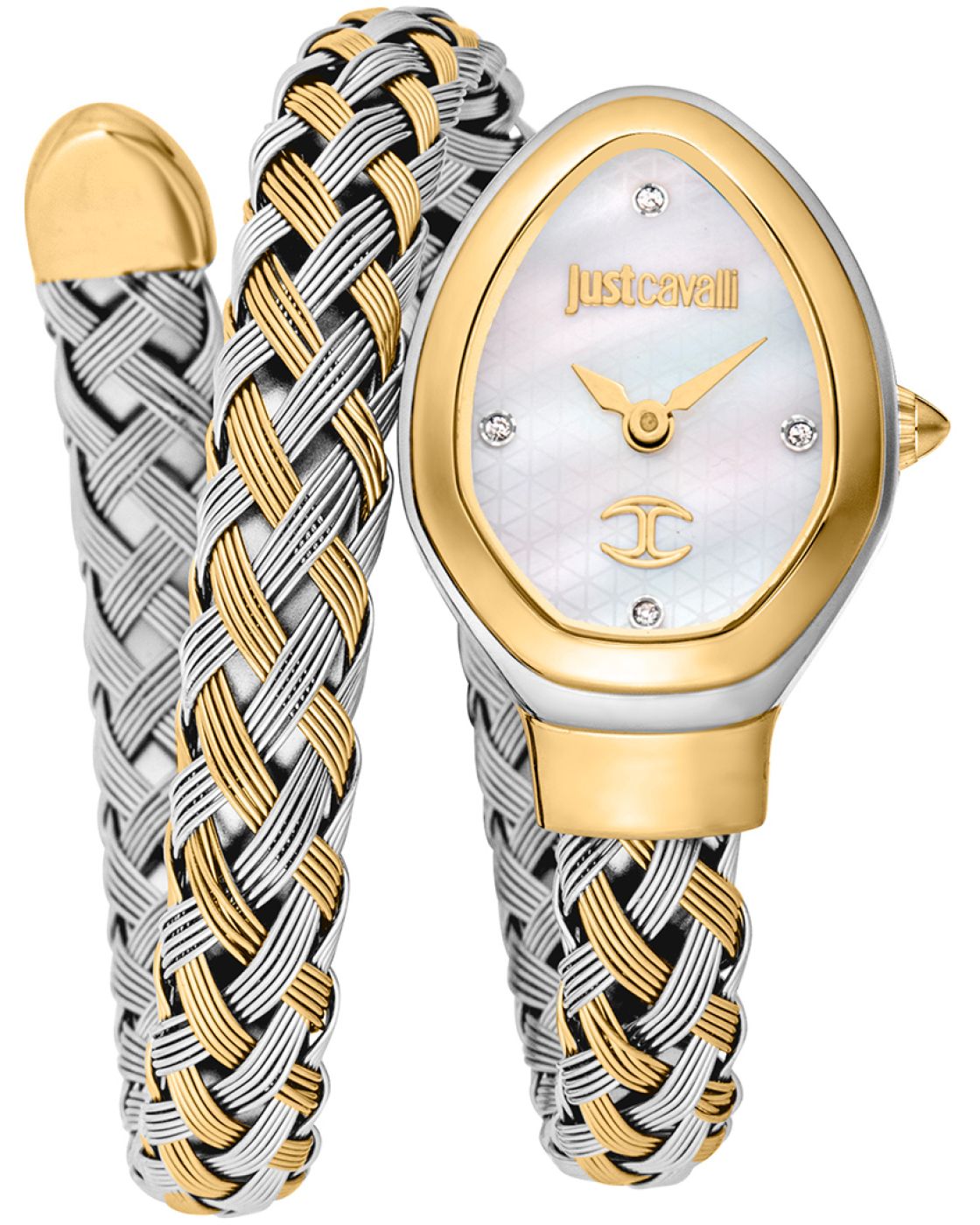 Just Cavalli Women's JC1L230M0025 Signature Snake 22mm Watch