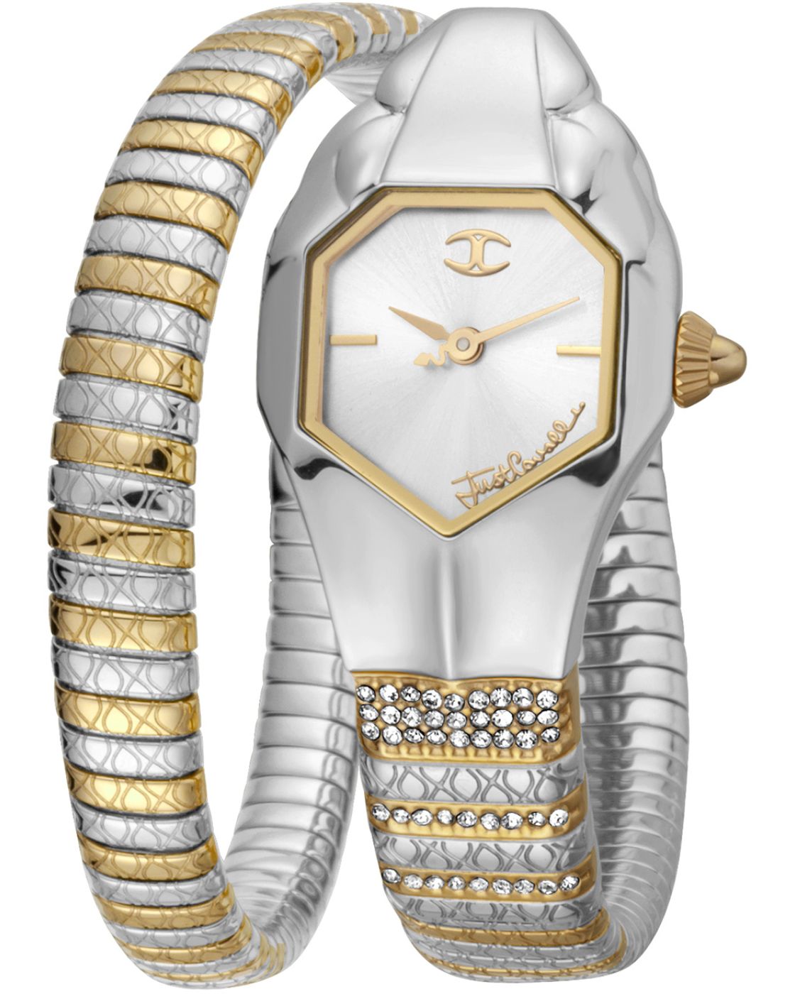 Just Cavalli Women's JC1L230M0025 Signature Snake 22mm Watch