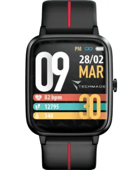 Techmade Move Smartwatch TM-MOVE-BKR