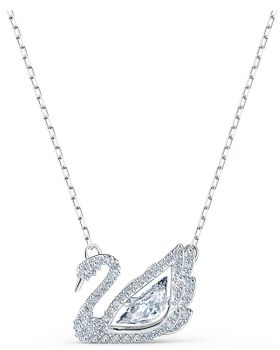 Swarovski Κολιέ Dancing Swan Rhodium 5514421